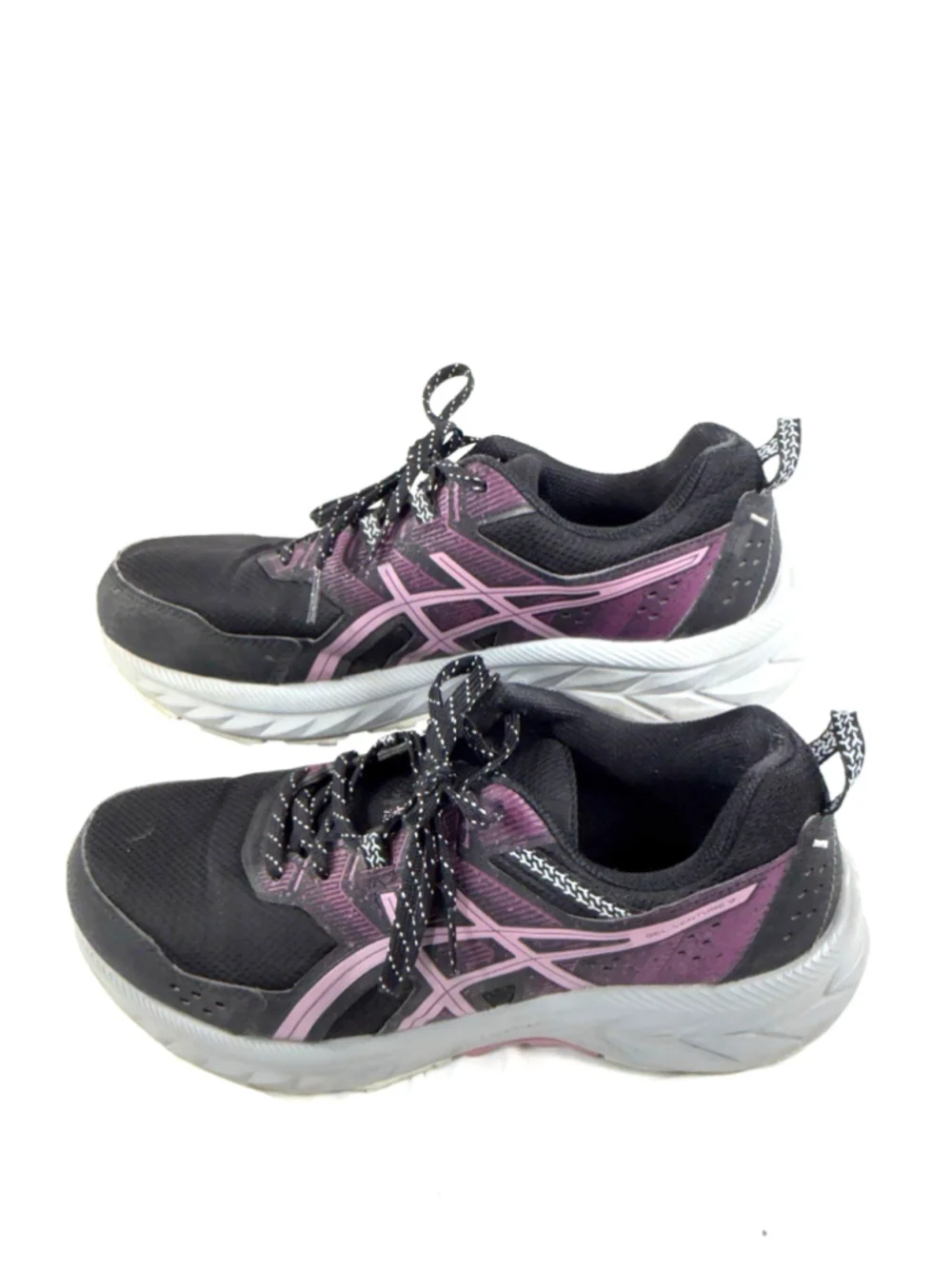 Asics Women Running Shoes Black Soft Berry Gel-Venture 9 Size 10 W